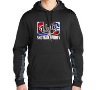 Shotgun Sports Camo Ugly U Sport-Tek Sport-Wick CamoHex Fleece Black / Dark Smoke Grey Unisex Hoodie Sweatshirt