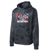 Shotgun Sports Camo Ugly U Sport-Tek Sport-Wick CamoHex Fleece Dark Smoke Grey Unisex Hoodie Sweatshirt