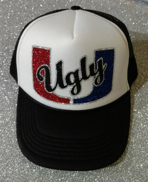 Clayton Valley Black/White U Ugly Adjustable Hat