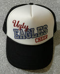 Ugly Eagles Cheer Black Trucker Hat