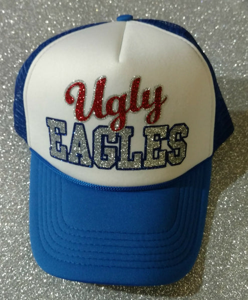 Ugly EAGLES Blue Trucker Hat