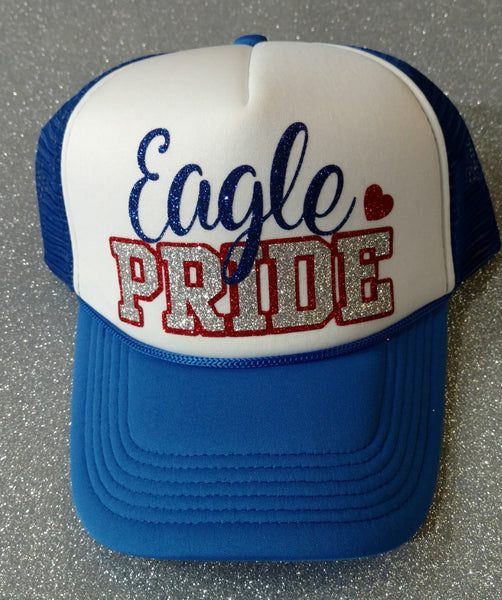 Eagle PRIDE Blue Trucker Hat