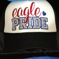 eagle PRIDE Black Trucker Hat