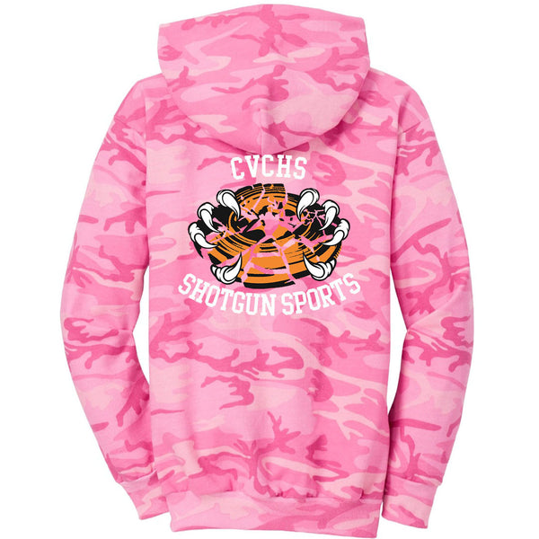 Shotgun Sports Port & Company Pink Camo Unisex Hoodie Sweatshirt