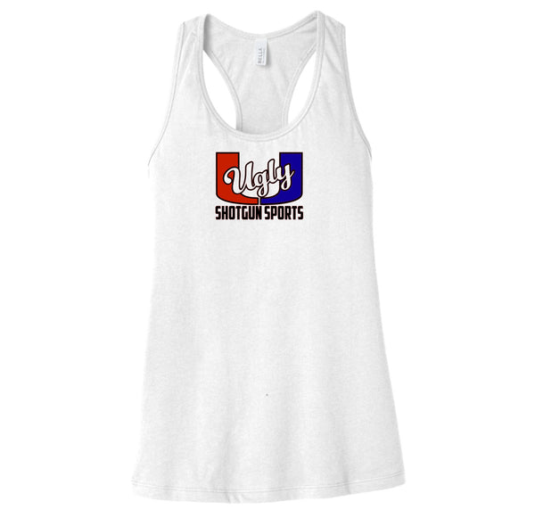 Shotgun Sports Red/Blue Ugly U Racerback Tank Top - 3 Color Choices