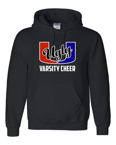 Ugly U Varsity Cheer Unisex Black Hoodie Sweatshirt